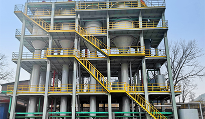 硅膠廢水處理四效蒸發器項目案例